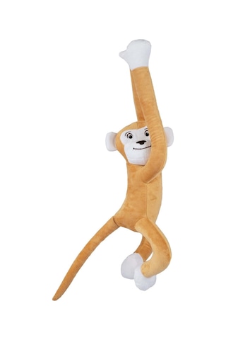 Boumini Toys Boyuna Sarılan Peluş Maymun Rattan Elleri Çıtçıtlı 55 Cm - Rattan