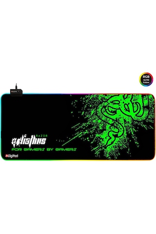 Digipod Gaming Oyuncu Mousepad Rgb Gaming Oyuncu Pad Kaymaz Taban 70 X 30 4mm Kalınlık 006