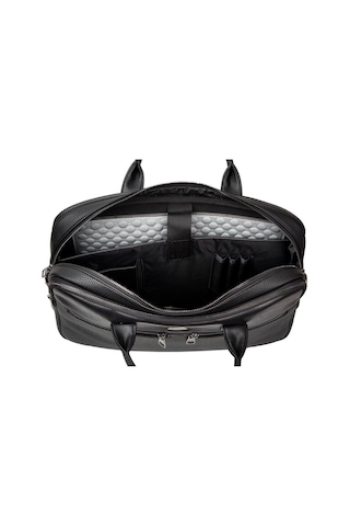 Deri Evrak Çantası Laptop Bölmeli 15.6" 8683255013739 Siyah