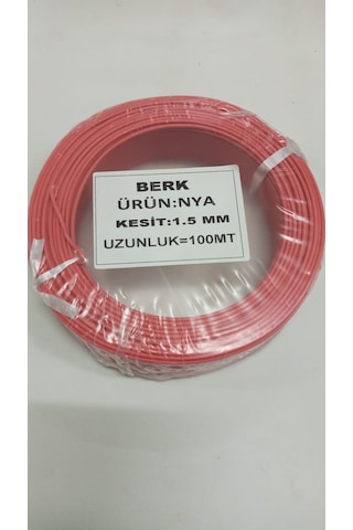 1.5 Mm Nya Kırmızı Tam Kesit Cca Kablo