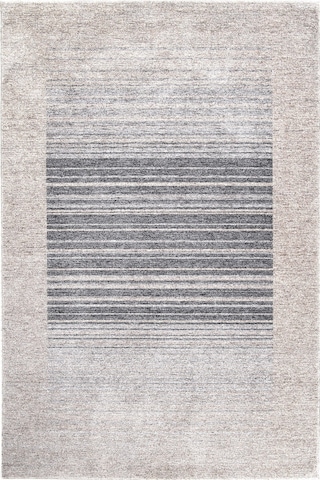 Romans Etro 2708 Krem - Spor Saçaklı Polyester Çizgili Çerçeveli Vintage Halı