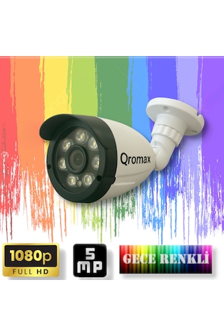 5 Kameralı Gece Renkli Yapay Zekalı Turbohd Set 3908w-9008