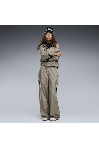 Puma Sport Woven Kadın Gri Günlük Stil Eşofman Altı 69405381