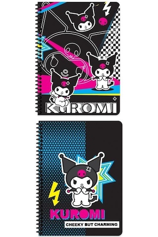 Keskin Color Kuromi 80 Yaprak Karton Kapak Defter 2 Li Set 1