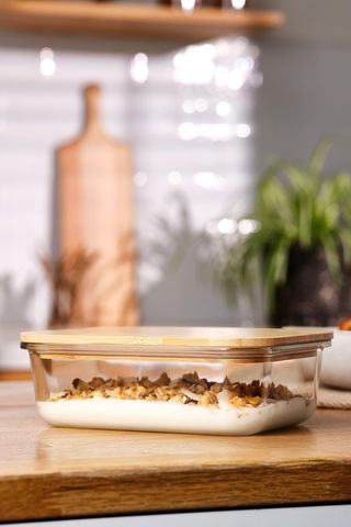 Emsan Naturel 1050 Ml Borosilikat Saklama Kabı Sku: Smg8690010234681