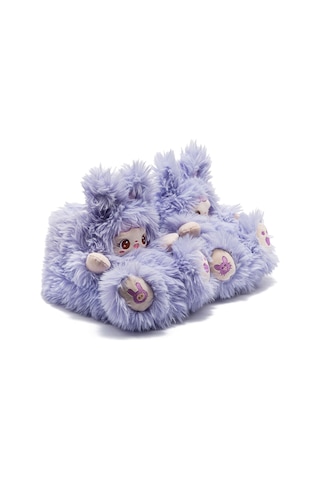 Lingo Kadın Hayvanlı Panduf Mor 36/41 Mor