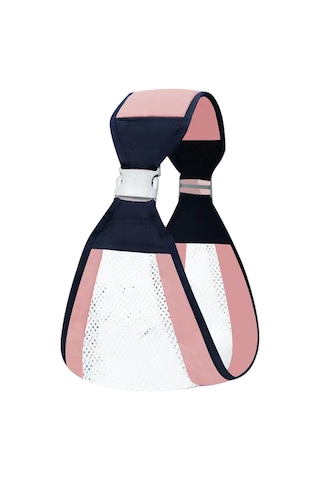 Mufunye Bebek Taşıyıcı: Yenidoğan İçin Ergonomik, Nefes Alabilen, Hafif Ve Ayarlanabilir Omuz Askısı, Pembe Renk