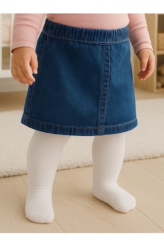 Bella Calze Civil Baby Mikro 0-12 Ay Külotlu Çorap Beyaz