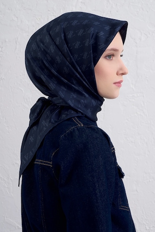 Armine Nostalji Serisi Sura İpek Eşarp 9412ds 9412ds-01 03-lacivert