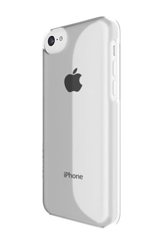 Apple Uyumlu iPhone Adopted 5c İle Lens Kılıf Buzlu Aph12108 Beyaz