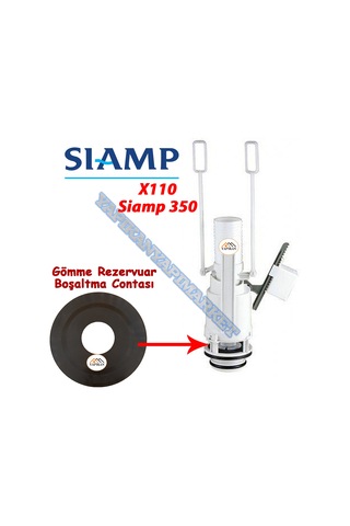 Siamp Verso350 Gömme Rezervuar Boşaltma Grubu Contası 2.4x7.1 Cm Siamp Verso350Td 2.4X7.1 CM