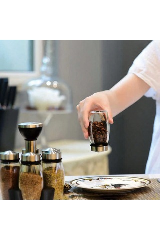 7 Adet Çeşni Şişesi Dönen Taban Çeşni Şişesi Paslanmaz Çelik