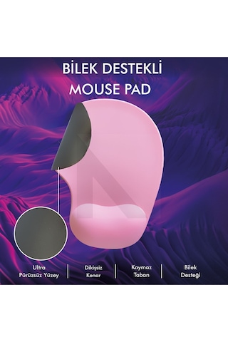 MP01 - Pembe Elips Bilek Destekli Konforlu Kaymaz Taban