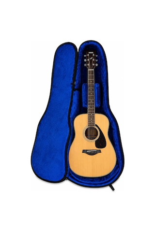 Solid Case Lux Akustik Gitar Gigbag Bej Mavi