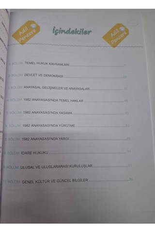 2025 İnformal Yayınları KPSS Vatandaşlık Adil Penceresi Konu Anlatım Kitabı Görsel/Pratik Notlar