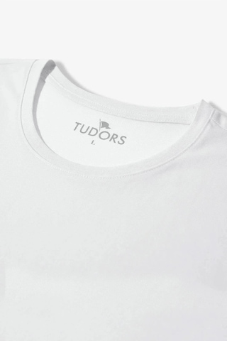 Tudors Unisex 5'li Paket Siyah-beyaz Slim Fit Dar Kesim %100 Pamuk Bisiklet Yaka Tişört-33001 Siyah,beyaz Beyaz - Siyah