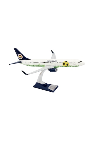 Zekupp Boeing 737-800 1/100 Ölçek Fenerbahçe Lisanslı Stadyum Tasarım Maket Uçak