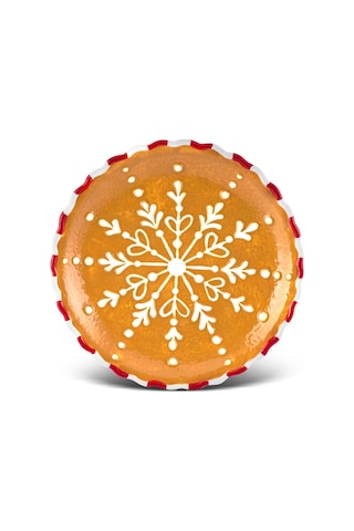 Karaca New Year Yılbaşı Gingerbread Pasta Tabağı 20 Cm