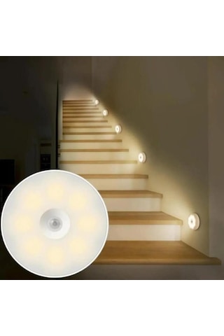 Hareket Sensörlü Şarjlı Led Lamba - Banyo Mutfak Otomatik Lamba 2 Diğer