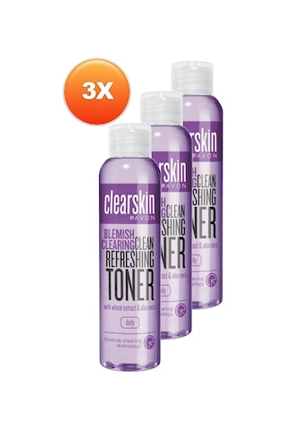 Avon Akneye Meyilli Ciltler İçin Tazeleyici Tonik 3 x 100 ML
