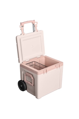 Stanley Adventure Wheeled Soğutucu Çanta 47 Lt / Rose Quartz Pudra