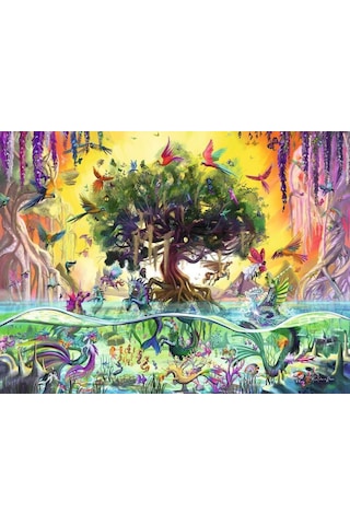 Ravensburger 1500 Parça Beautiful Sea Unicorn And Friend Puzzle