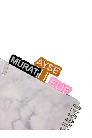 Kişiye Özel İsimli Kitap Ayracı