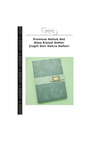 Premium Notluk Not Alma Kişisel Defter Çizgili Deri Hatıra Defteri Çok Renkli