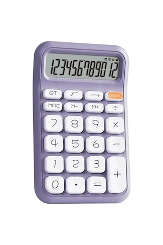 Powermaster Pm-25411 Mor 12 Haneli Hesap Makinesi