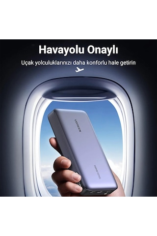 Ugreen 145w 25000mah Pd Qc 3.0 Led Göstergeli Usb Type-c Taşınabilir Hızlı Şarj Cihazı Powerbank