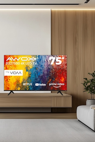 Awox B227500 75" 4K Ultra HD Smart LED TV