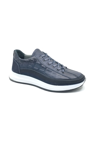 Dropland 9141 Hakiki Deri Erkek Casual Ayakkabı Lacivert