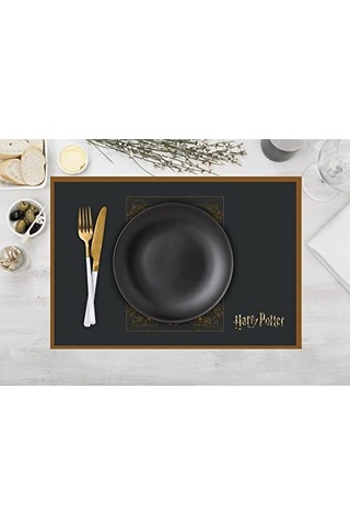 Harry Potter Characters Kumaş Amerikan Servis 4'lü Set 35x50cm Çok Renkli