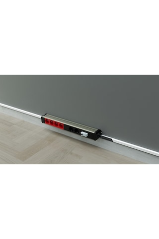 Metalline® Büro-line Sıva Üstü Bürotik Priz Kutusu Usb - Şampanya