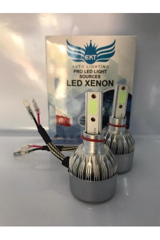 Ekt-7200-buz Mavi-h4-led Far Ampulü