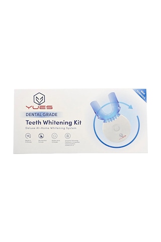 Diş Beyazlatma Kiti, Led Işıklı Ev Tipi Diş Beyazlatıcı Set, 3 X 3 Ml Whitening Gel, Ağızlık Ve Sonuç Skalası, Kahve Çay Sigara Lekeleri İçin