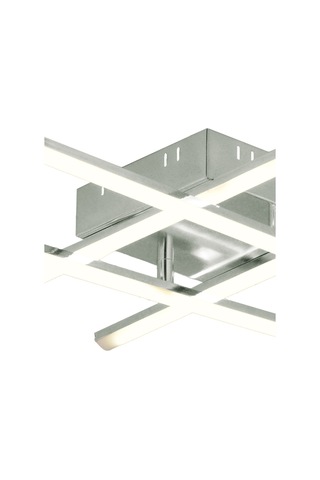 Pl 06 4 Model Krom 3 Renkli Salon Ve Oturma Odası İçin İdeal Alüminyum Avize, 10x55 Krom