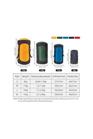 Geeksen Dış Mekan Kamp Slangı Depolama Çantası 40d Dayanıklı Malzeme, Yolculuk Giysi Organizer, 25l Turuncu Kompresyon Çantası Turuncu