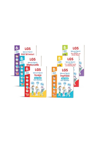 8. Sınıf LGS Nesil Soru Bankası Seti