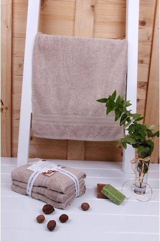 Baveno Indigo Ağacı Bitkisel Organik Boyama 4'lü 46x76 Havlu