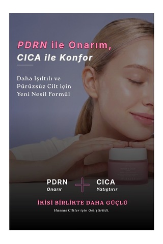 Botavee Pdrn, Cica Hassas Ciltler İçin Onarıcı, Canlandırıcı Ve Nemlendirici Yüz Kremi - 50 Ml