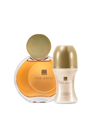 Avon Far Away Kadın Parfüm EDP 50 ML + Roll On 50 ML 2'li Set