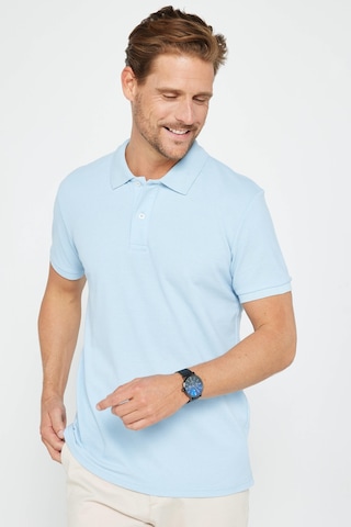 Tudors Erkek 3'lü Paket Siyah-mavi-beyaz Slim Fit Dar Kesim Pamuklu Düz Pike Polo Yaka Tişört-32179 Multi Çok Renkli