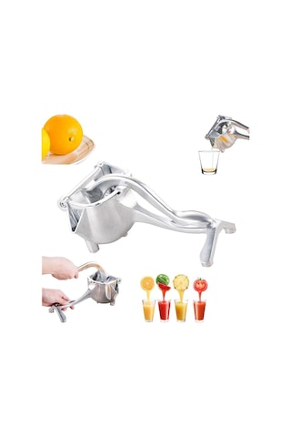 Manuel Paslanmaz Çelik Mini Meyve Sıkacağı Öğütücü Mutfak