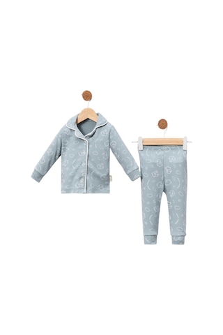 Celira Petrol Pijama Takımı 6 Ay,9 Ay,12 Ay Kız Bebek Petrol