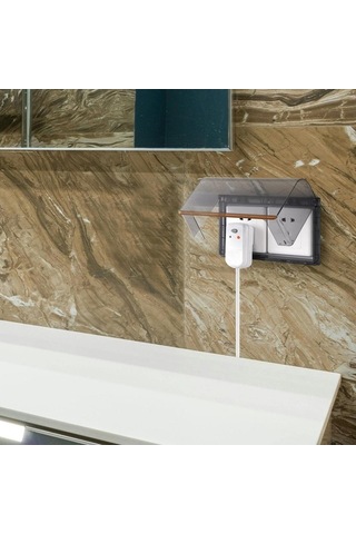 Besthome1 Suntek Su Geçirmez Elektrik Prizi Koruyucu Kapağı İç Koruma Takımı