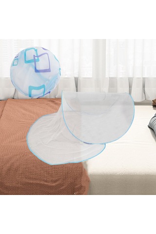 Suntek Katlanmış Yatak Net Çadır Kapalı Mini Piknik Mavi