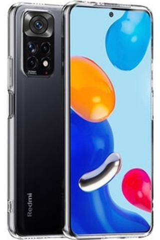 Xiaomi Redmi Note 11s Global Uyumlu Kılıf Şeffaf Kamera Korumalı Esnek Silikon Telefon Kılıfı Kapak