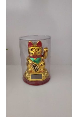 Kol Sallayan Sarı Kedi Ürün Boyutu 12 Cm