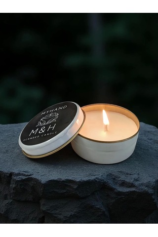 Myhand Soyawax Beyaz Teneke Kokusuz Mum 60 Gr Beyaz